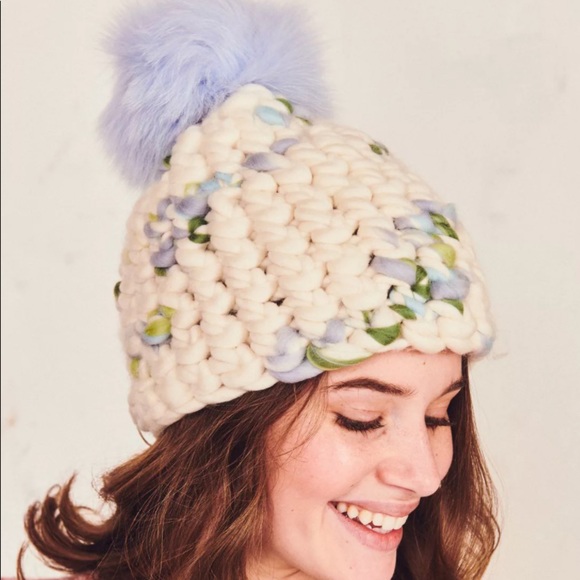 LoveShackFancy Accessories - LoveShackFancy Mischa Lampert  Beanie Pomster